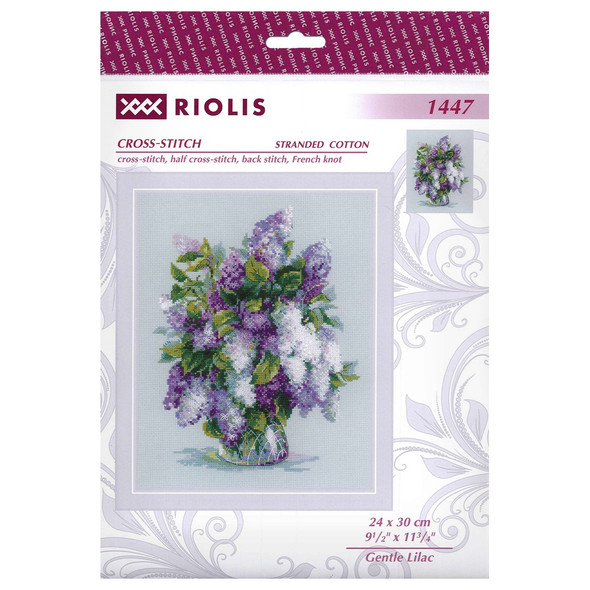 Riolis Cross Stitch Kit Gentle Lilac